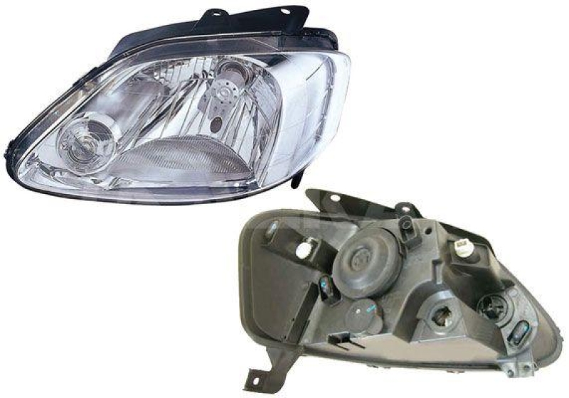 1x Halogen Hauptscheinwerfer passend für VW FOX 5Z1 BJ bis 12/2008 ab 09/2005