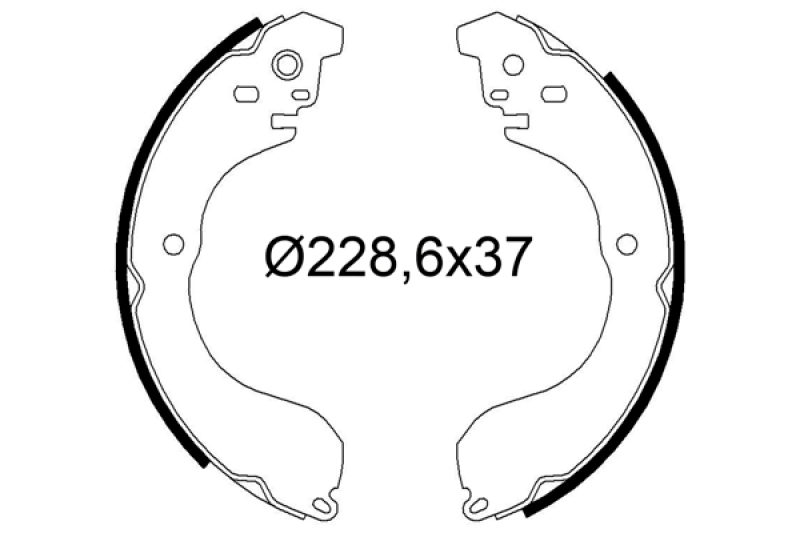 VALEO Bremsbackensatz 564296