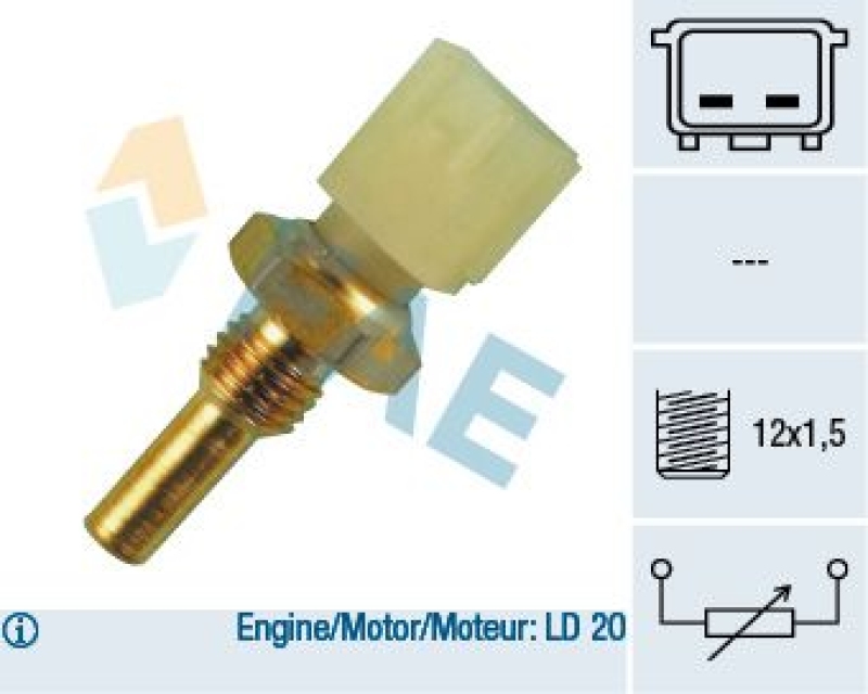 FAE Sensor, coolant temperature