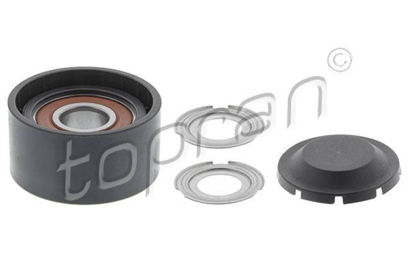 TOPRAN Deflection/Guide Pulley, V-ribbed belt