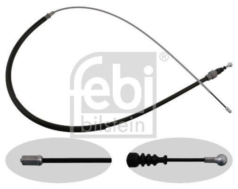 FEBI BILSTEIN Seilzug, Feststellbremse 24412