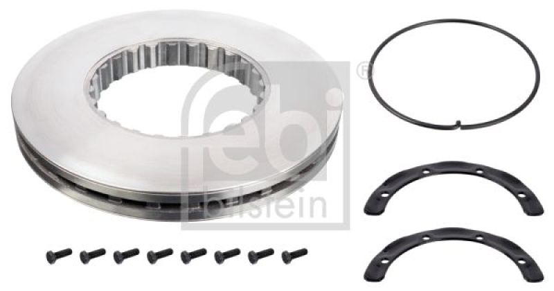2x FEBI BILSTEIN Brake Disc