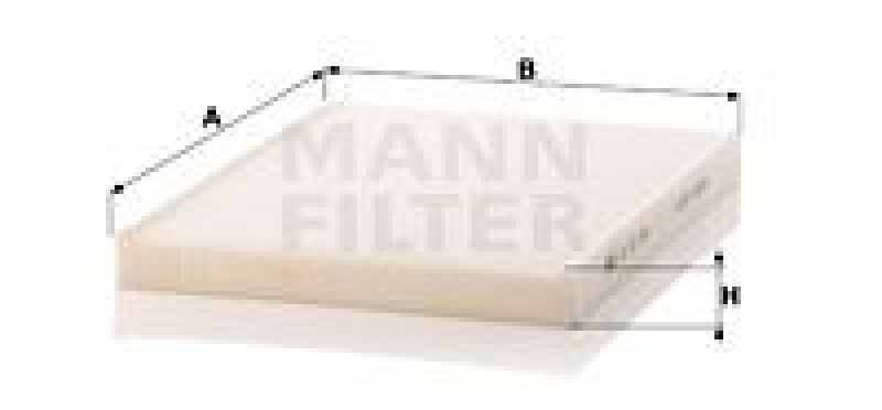 MANN-FILTER Filter, interior air