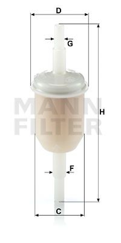 MANN-FILTER Filter, crankcase ventilation