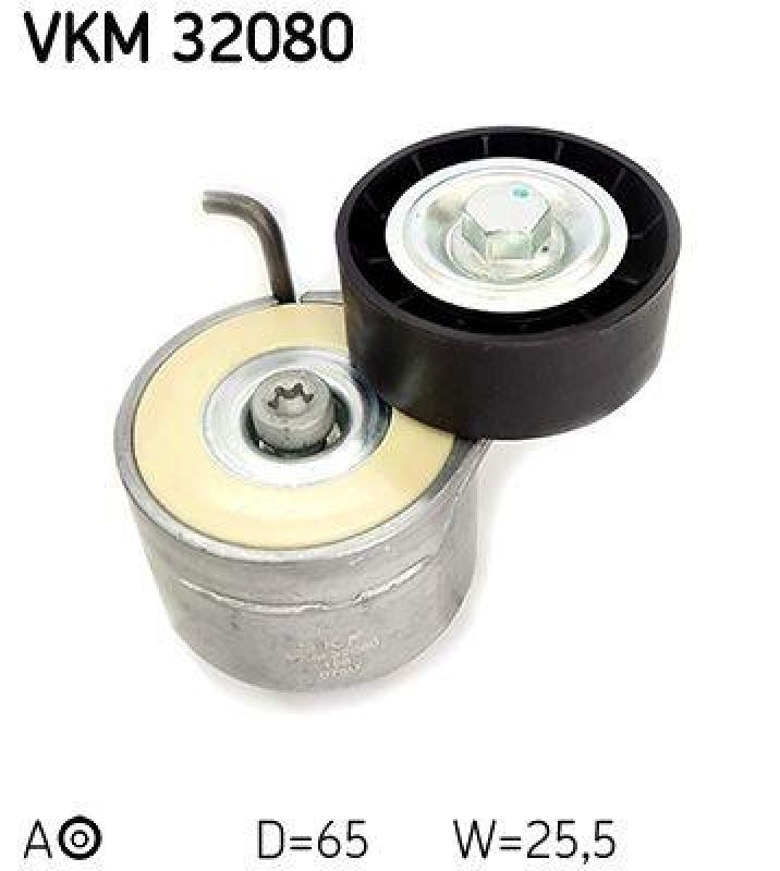 SKF Tensioner Pulley, v-ribbed belt