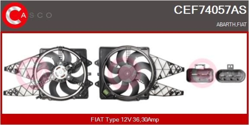 CASCO Electric Motor, radiator fan