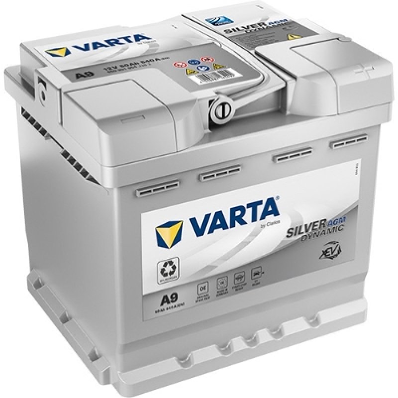 VARTA Starterbatterie SILVER dynamic AGM 50Ah 540A