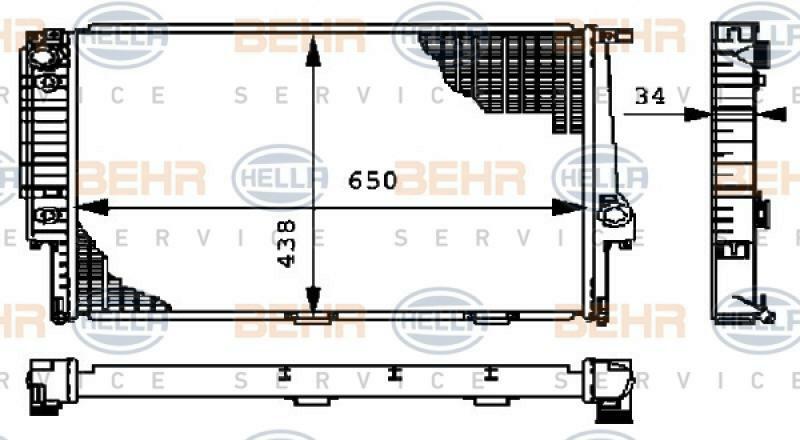 HELLA K&uuml;hler, Motork&uuml;hlung 8MK 376 712-374