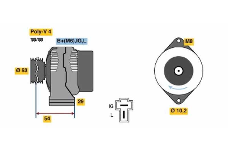BOSCH Alternator