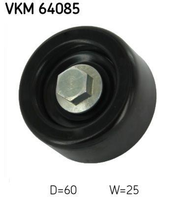 SKF Deflection/Guide Pulley, V-ribbed belt