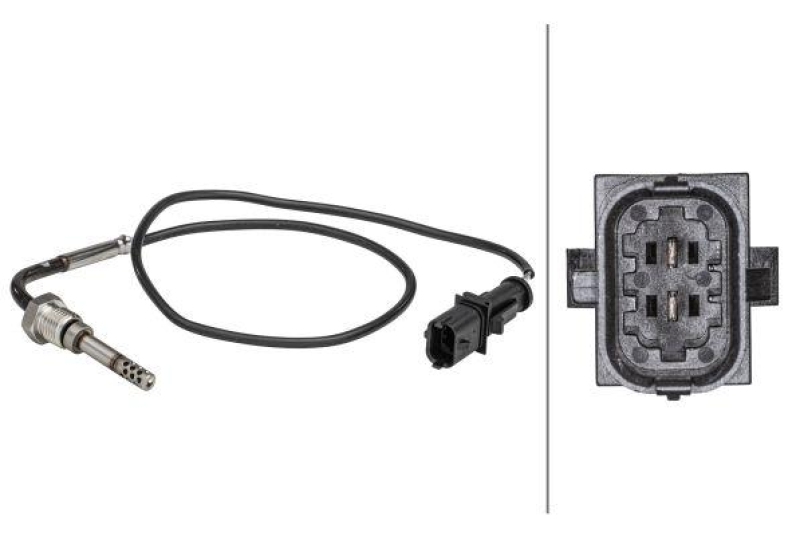 HELLA Sensor, Abgastemperatur 6PT 358 181-251
