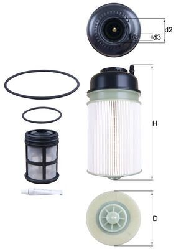 MAHLE Fuel filter