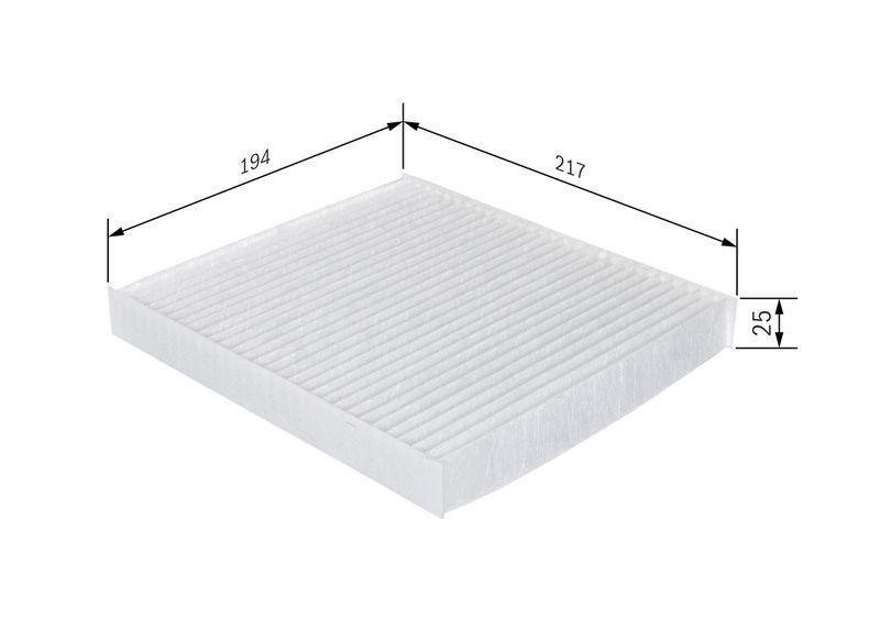 BOSCH Filter, Innenraumluft 1 987 432 273