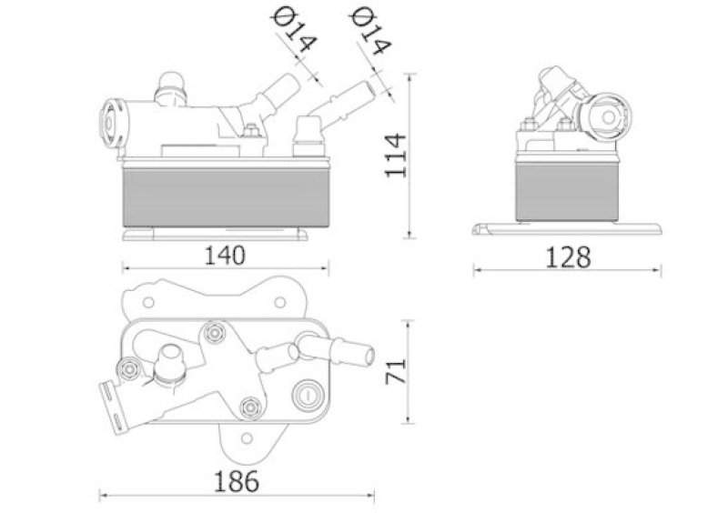 MAHLE Ölkühler, Automatikgetriebe BEHR *** PREMIUM LINE ***