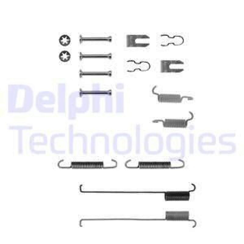 DELPHI Zubeh&ouml;rsatz Bremsbacken Trommelbremse Montagesatz LY1214