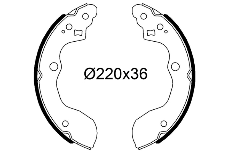 VALEO Bremsbackensatz 564300