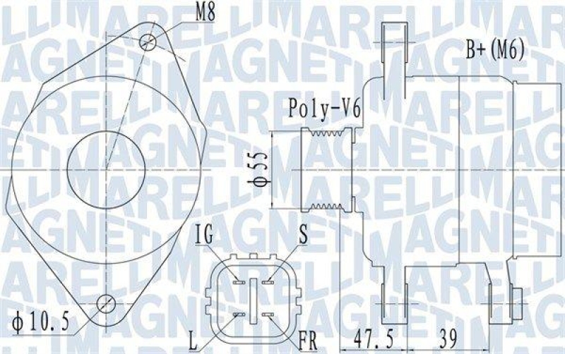 MAGNETI MARELLI Generator 63731942010
