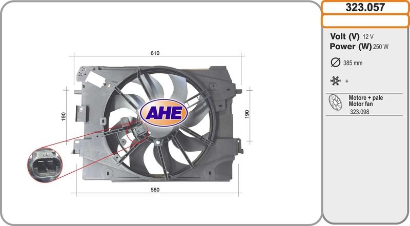 AHE Fan, radiator