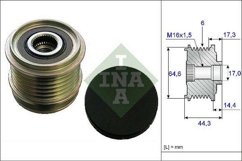 INA Alternator Freewheel Clutch