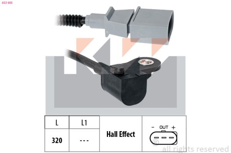 KW Sensor, Nockenwellenposition Made in Italy - OE Equivalent