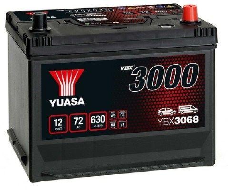 YUASA Starterbatterie YBX3000 SMF Batteries