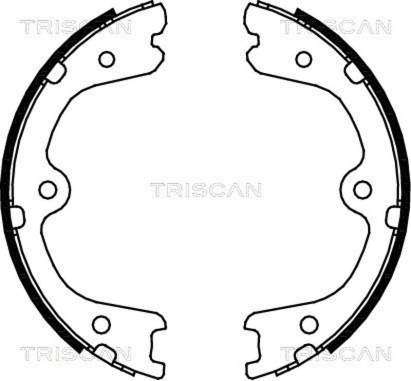 TRISCAN Bremsbackensatz, Feststellbremse