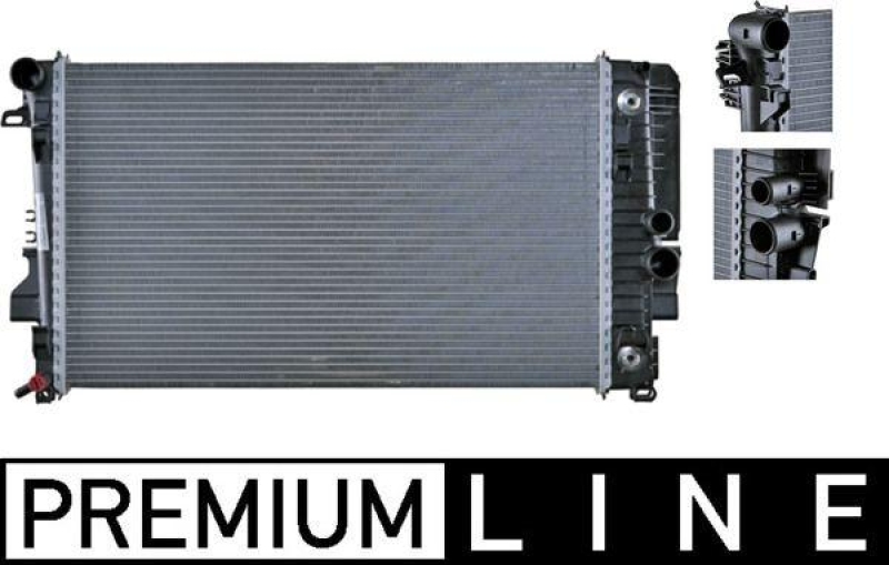 MAHLE Radiator, engine cooling BEHR *** PREMIUM LINE ***