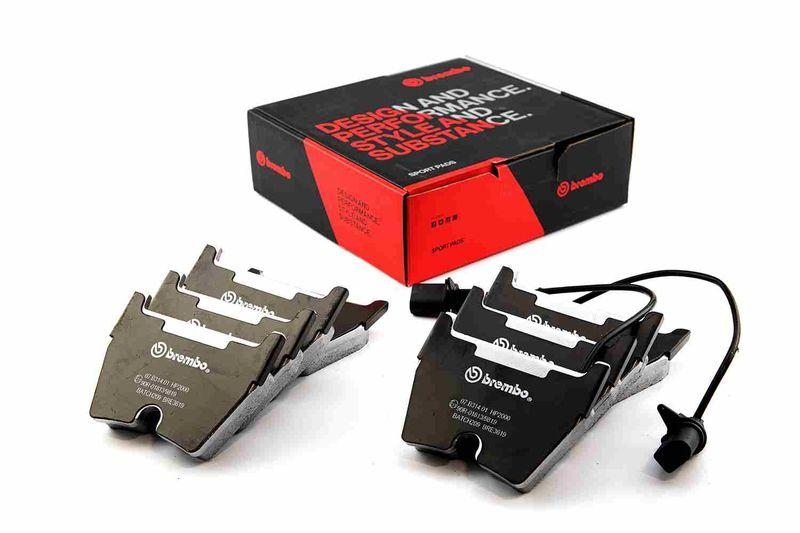 BREMBO High Performance Brake Pad Set UPGRADE, SPORT | HP2000
