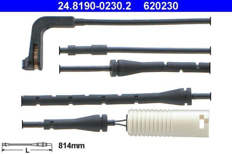 ATE Warning Contact, brake pad wear