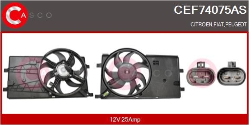 CASCO Electric Motor, radiator fan