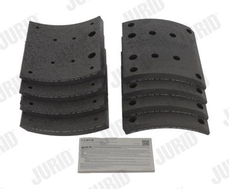 JURID Brake Lining Kit, drum brake