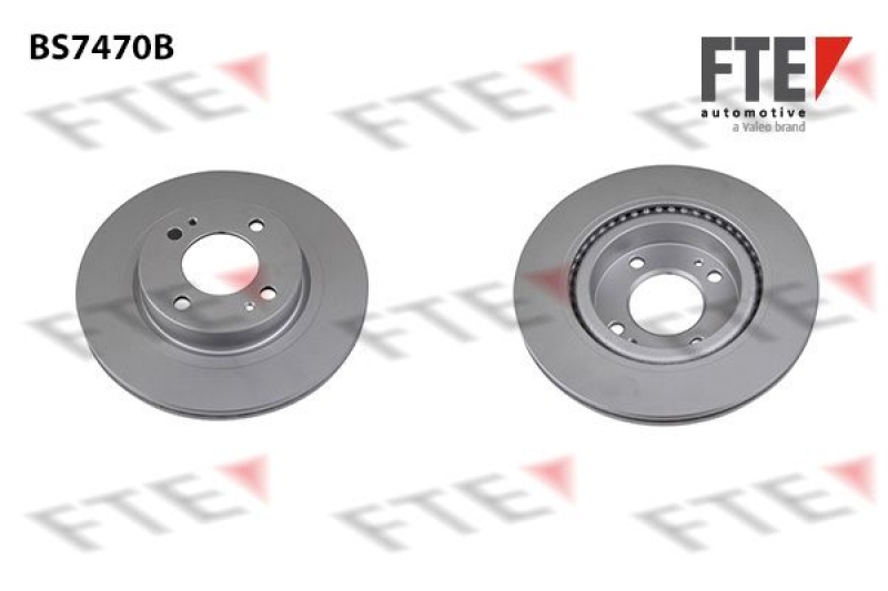 2x FTE Bremsscheibe COATED RANGE