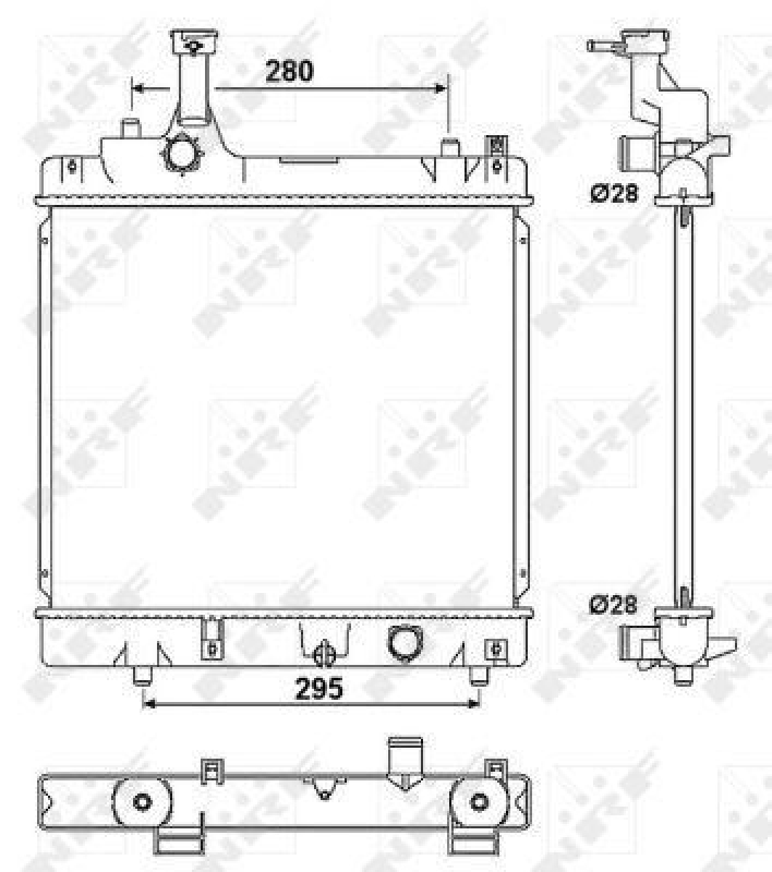 NRF Radiator, engine cooling