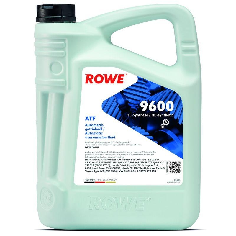 2x 5L ROWE Getriebeöle Schaltgetriebe HIGHTEC ATF 9600 25036-0050-99