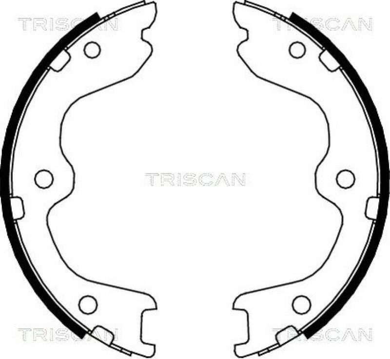 TRISCAN Bremsbackensatz, Feststellbremse