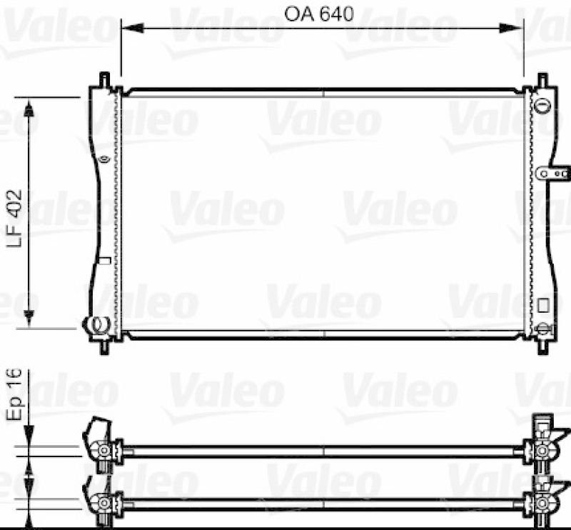 VALEO K&uuml;hler, Motork&uuml;hlung 735056