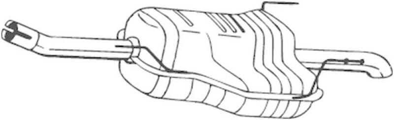 BOSAL Endschalld&auml;mpfer