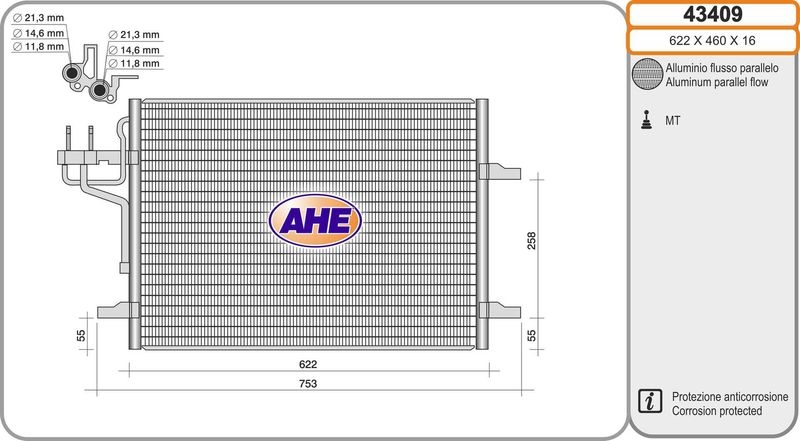 AHE Condenser, air conditioning