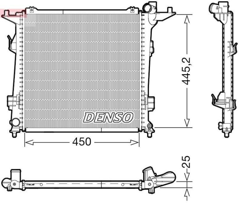 DENSO K&uuml;hler, Motork&uuml;hlung DRM43006