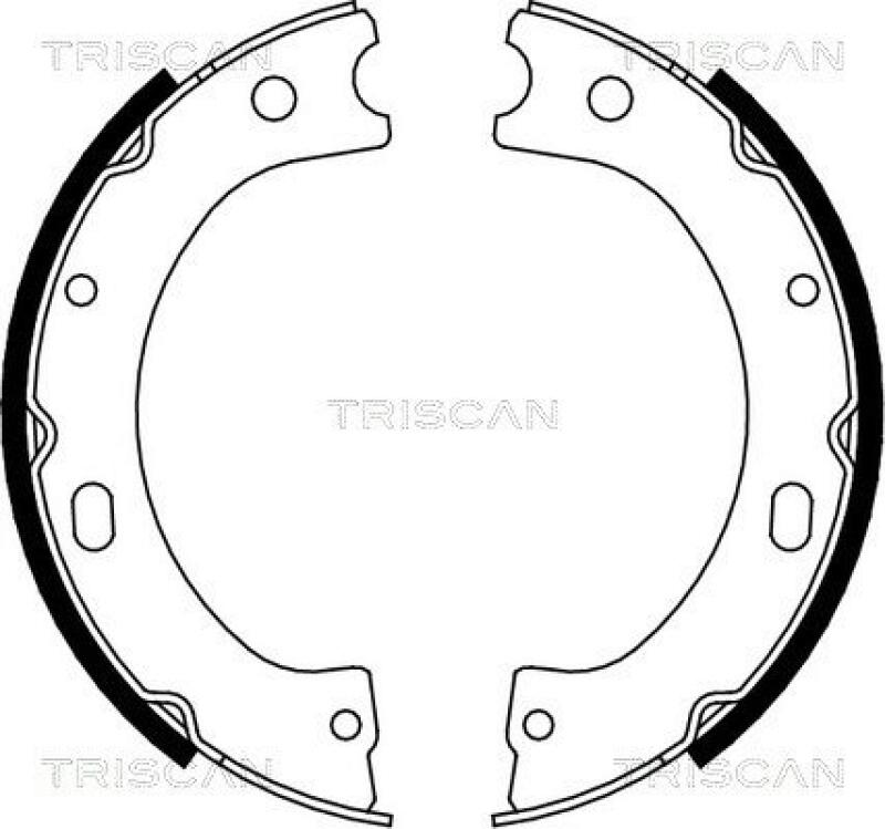 TRISCAN Bremsbackensatz