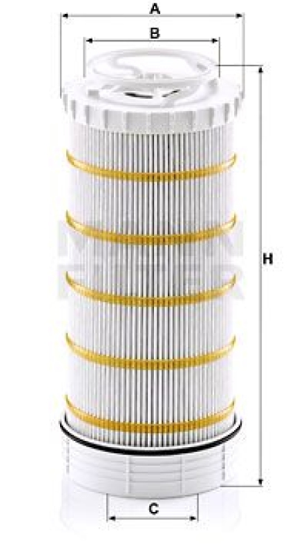 MANN-FILTER Filter, operating hydraulics