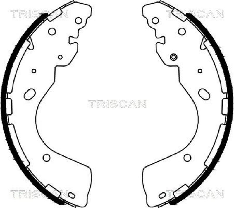 TRISCAN Bremsbackensatz 8100 14012
