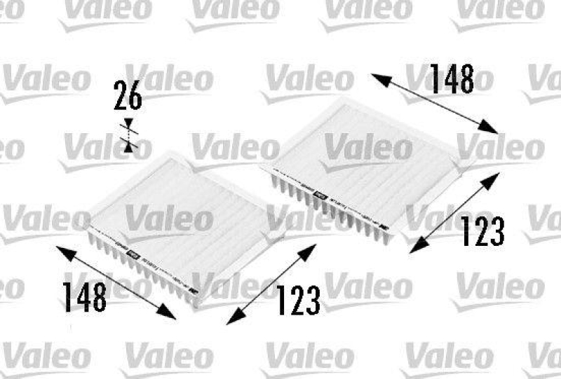 VALEO Filter, Innenraumluft VALEO ESSENTIAL 698469
