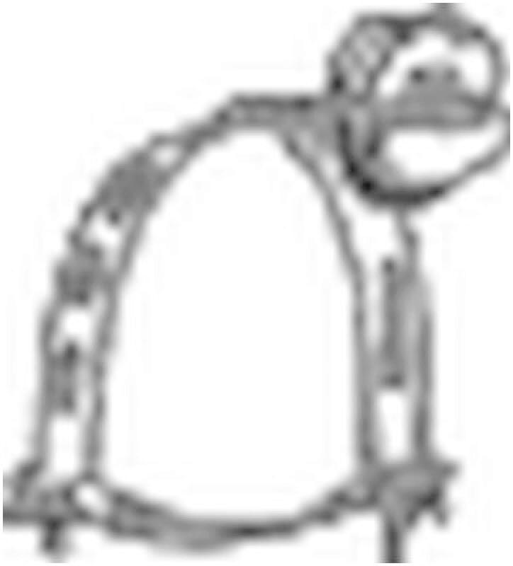 BOSAL Halter, Abgasanlage 254-900