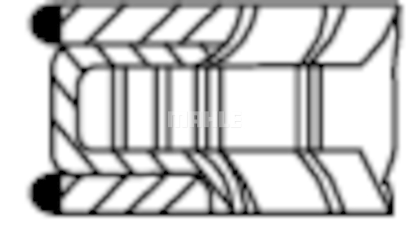 MAHLE Kolbenringsatz 681 RS 00111 0N0