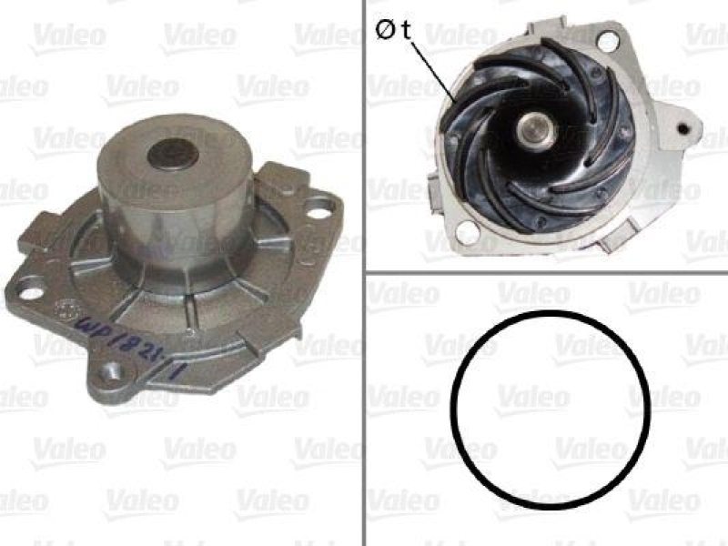 VALEO Wasserpumpe, Motorkühlung 506590