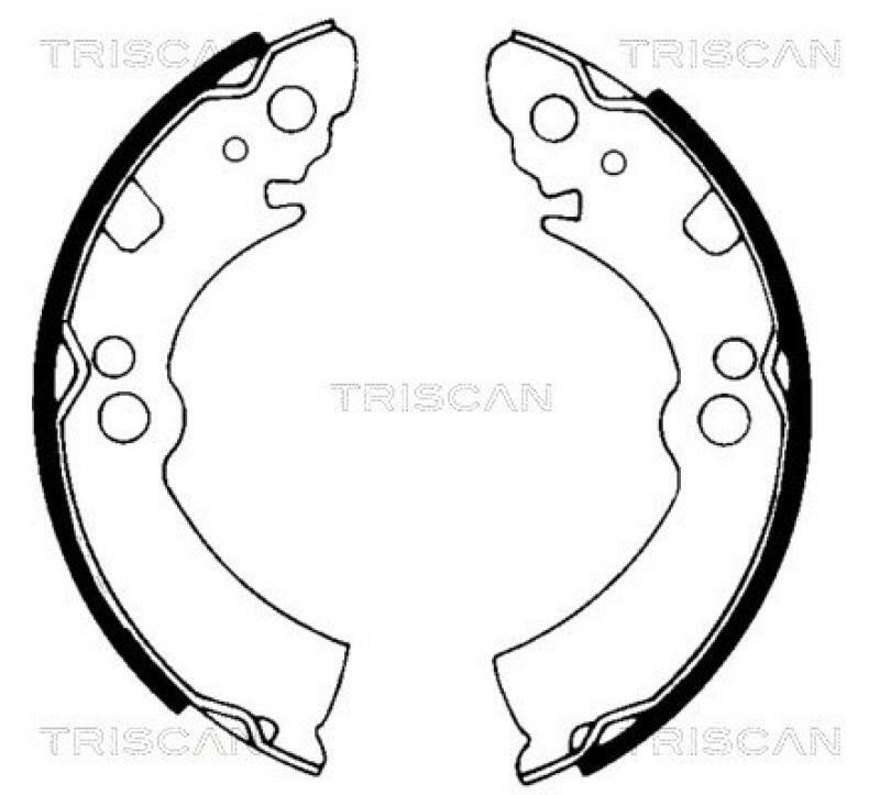TRISCAN Bremsbackensatz 8100 14396