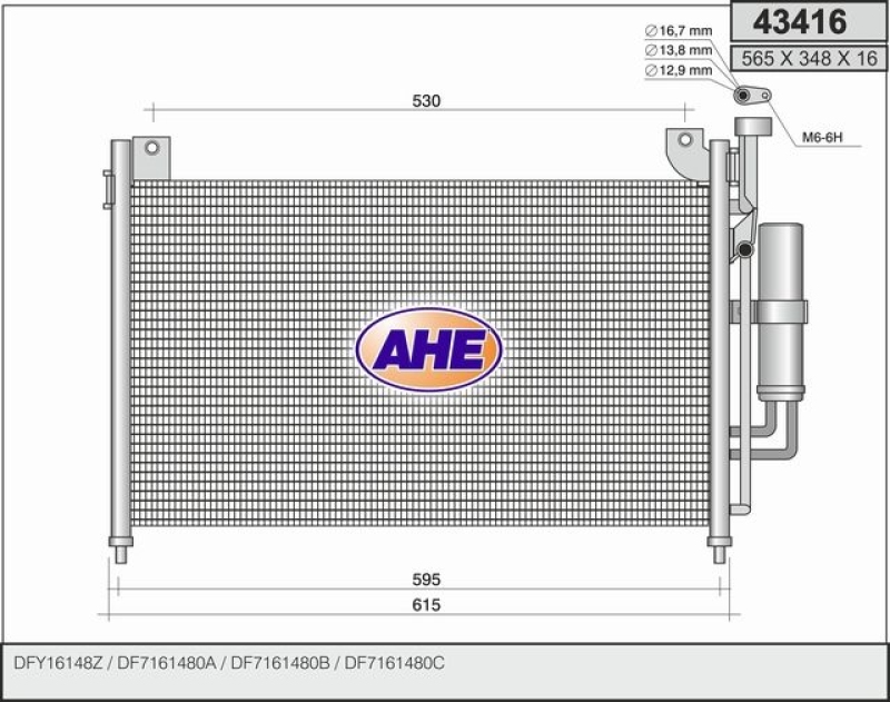 AHE Condenser, air conditioning