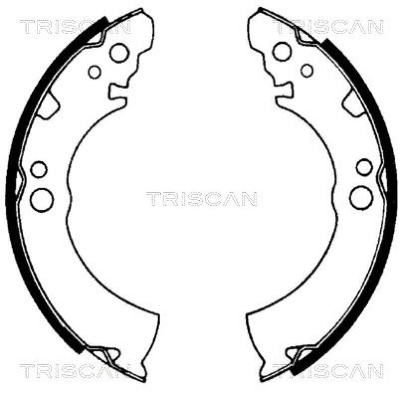 TRISCAN Brake Shoe Set