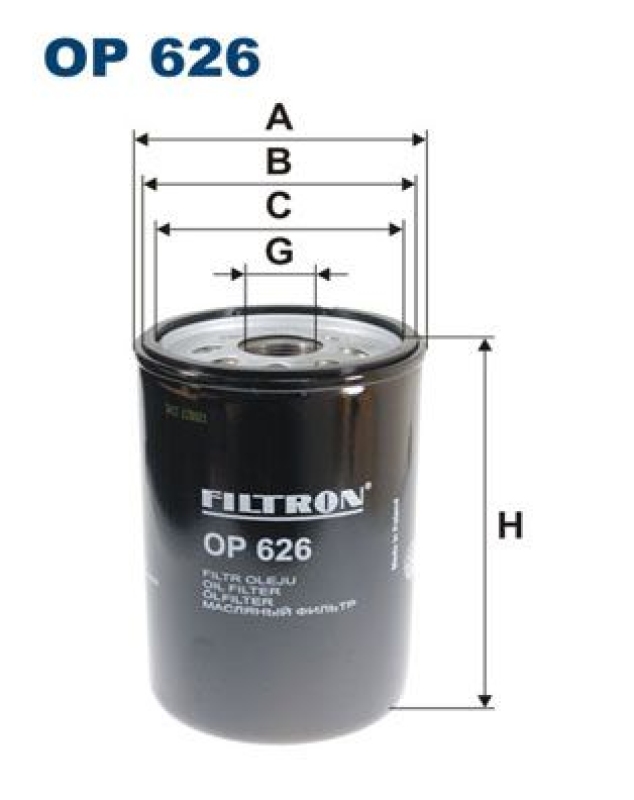 FILTRON Ölfilter